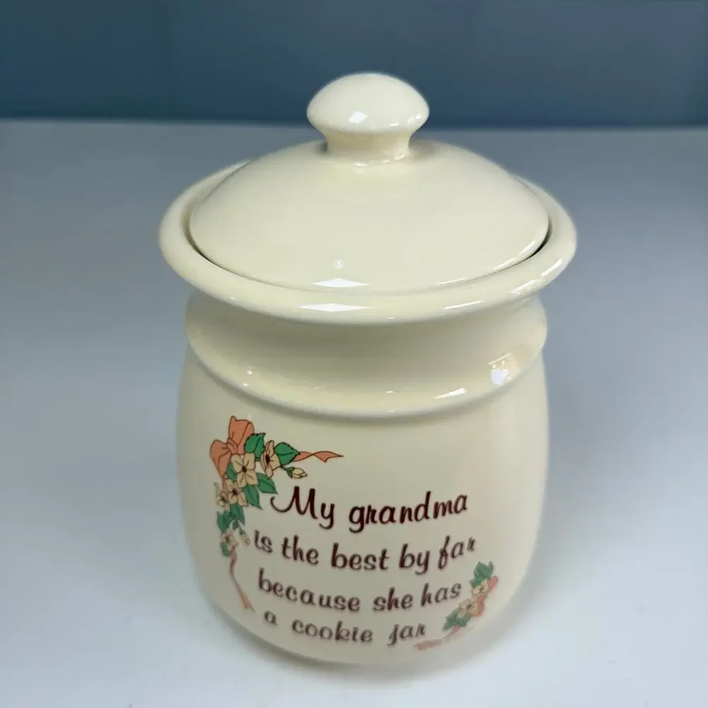 Vintage Grandma Cookie Jar 8